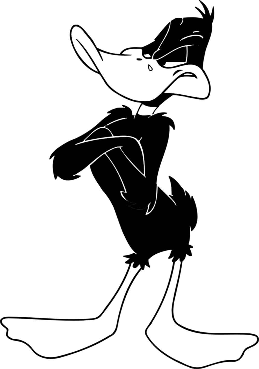 daffy duff coloring pages - photo #13